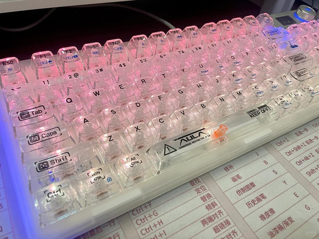 狼蛛F98pro键盘变色2鹿繘🦌来自小红书网页版 Aula Keyboard Aula Keyboard